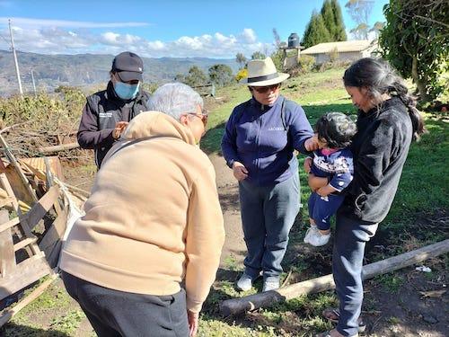 Proyecto para madres jóvenes en Guamote, Ecuador