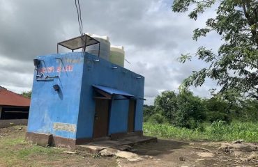 Depósito de agua en Sierra Leona